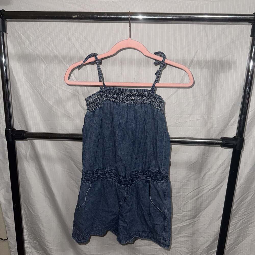 Cat & Jack Girls Denim Romper